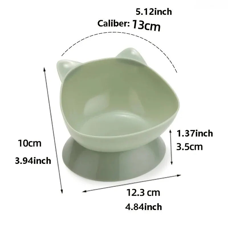 High Foot Pet Bowl  Anti Tipping Drinking Water