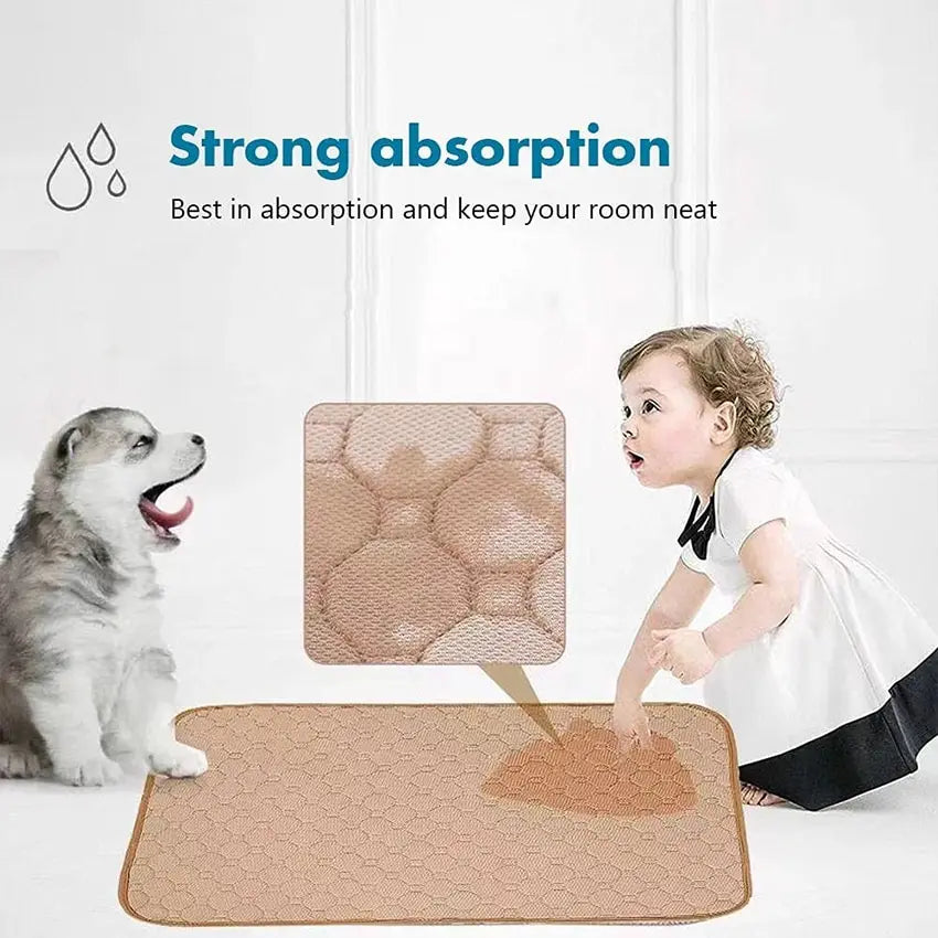 pet pee mat Super Absorbent Reusable