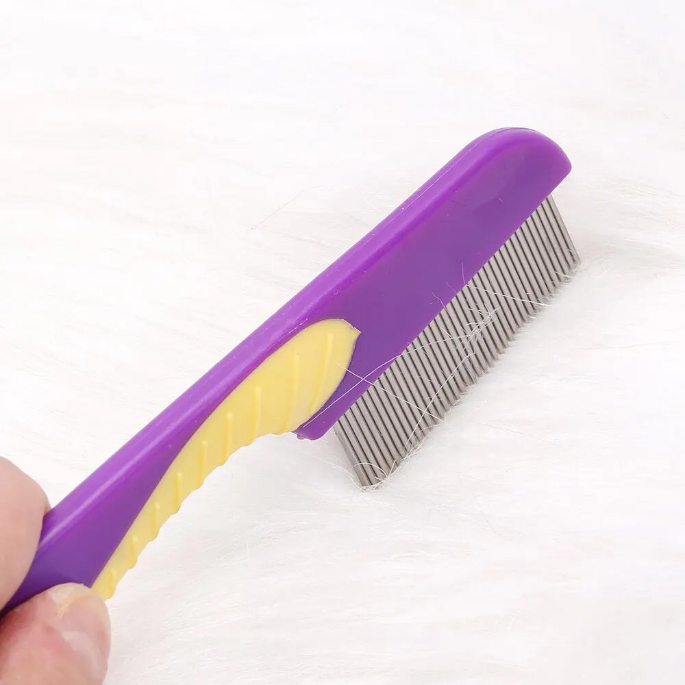 4pcs Set Pets Cleaning Hair Brush Shedding Tools