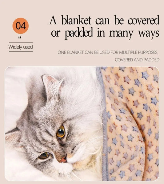 Cat , Dog Wrapped Blanket  Small, Medium and Large