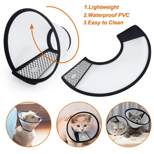 Adjustable Recovery Pet Cone,