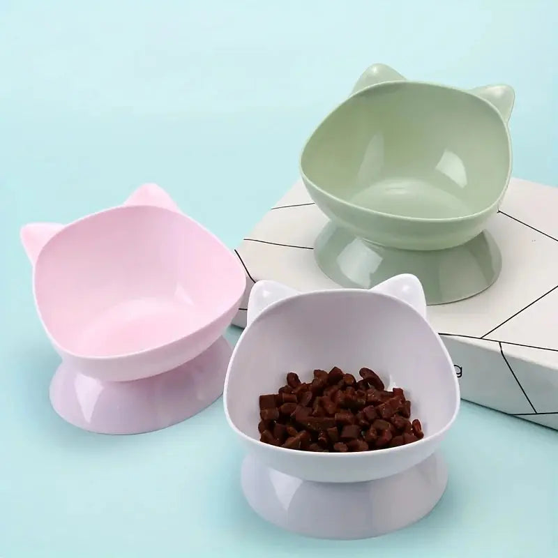 High Foot Pet Bowl  Anti Tipping Drinking Water