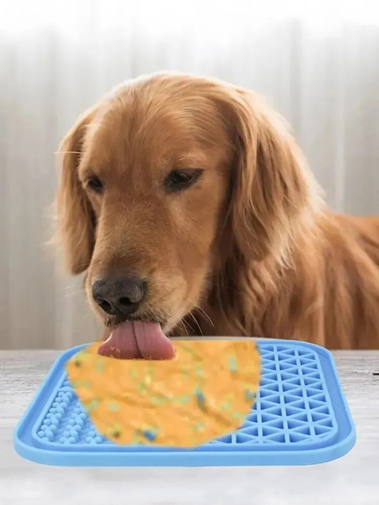 Suction Cup Slow Food Mat Silicone Pet Licking Mat