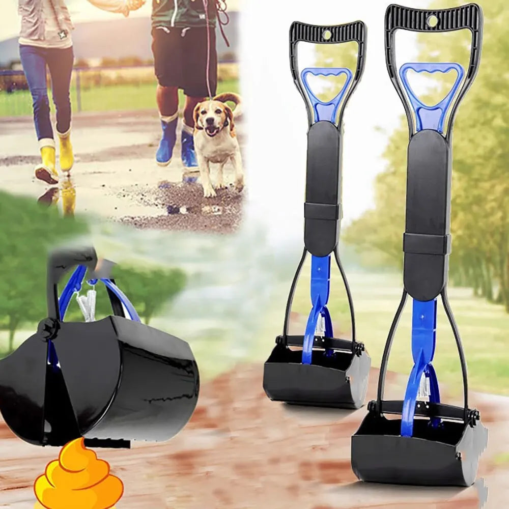 Cleaner Pooper Scooper Pet Dog Long Handle Pet Pooper Scooper Dog Cat Poop Scoop Clean Waste Cleaning Tools Pet Supplies