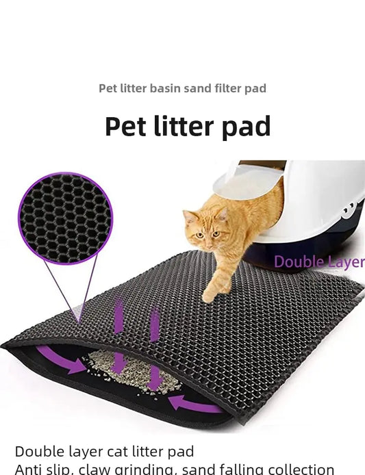 Pet Litter Mat Waterproof Double Layer