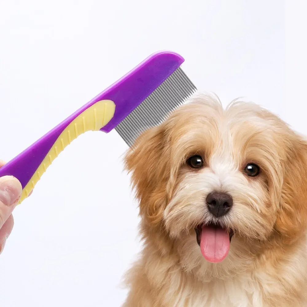 4pcs Set Pets Cleaning Hair Brush Shedding Tools