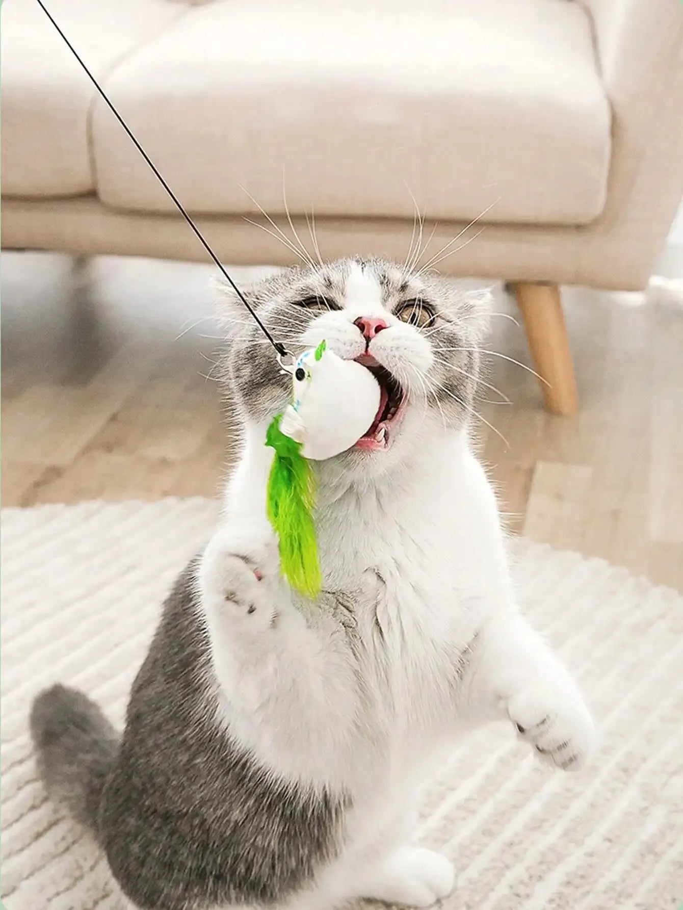 Cat Stick Self-Hi Feather Bite-Resistant