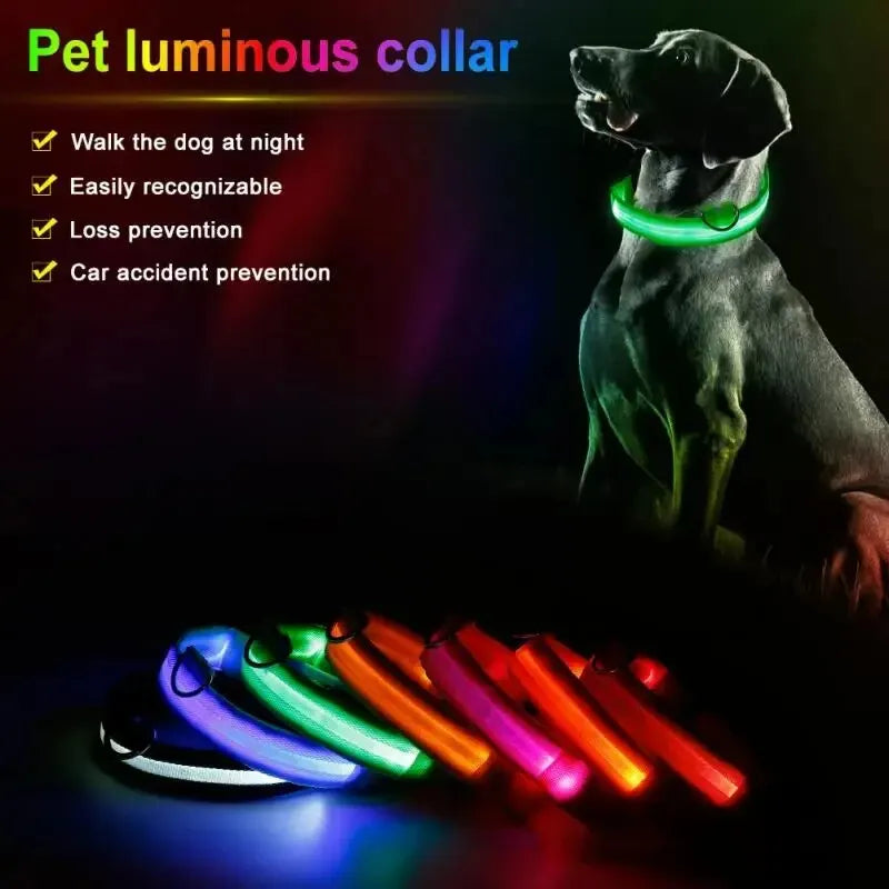 LED Glowing Dog Collar