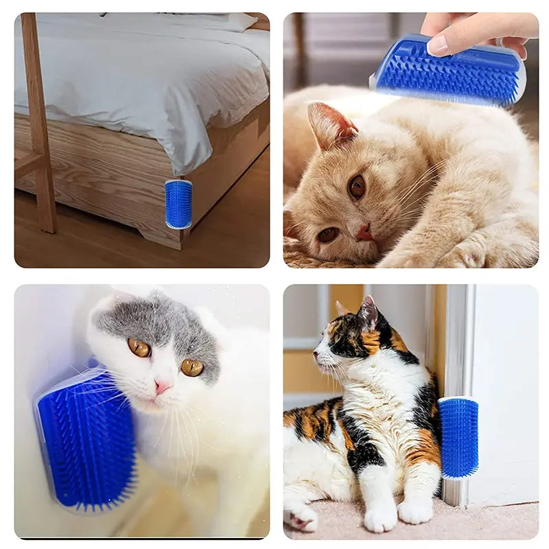 Massage Pet Brush  Corner Brush Removable