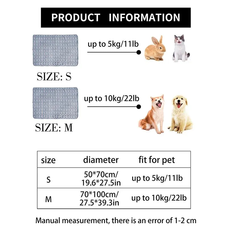 Cat , Dog Wrapped Blanket  Small, Medium and Large