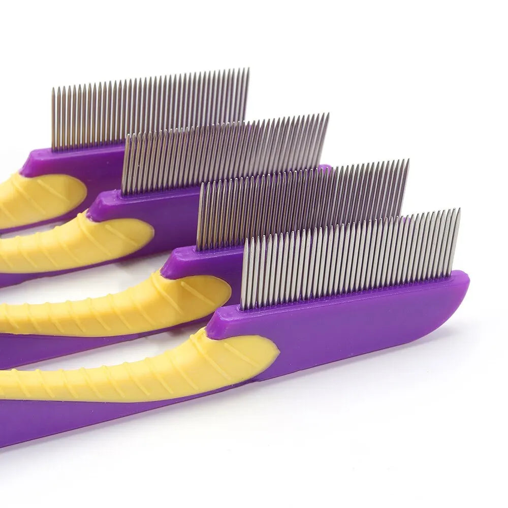 4pcs Set Pets Cleaning Hair Brush Shedding Tools