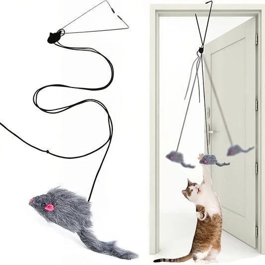 Door Hanging Cat Toy Stress Relieve Living OmDoor Hanging Toy for Living Room Hanging Kitten