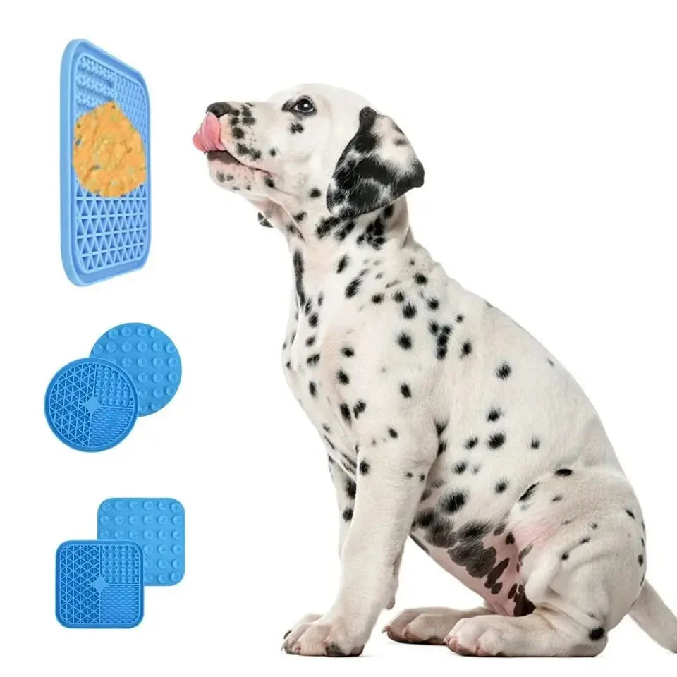 Suction Cup Slow Food Mat Silicone Pet Licking Mat