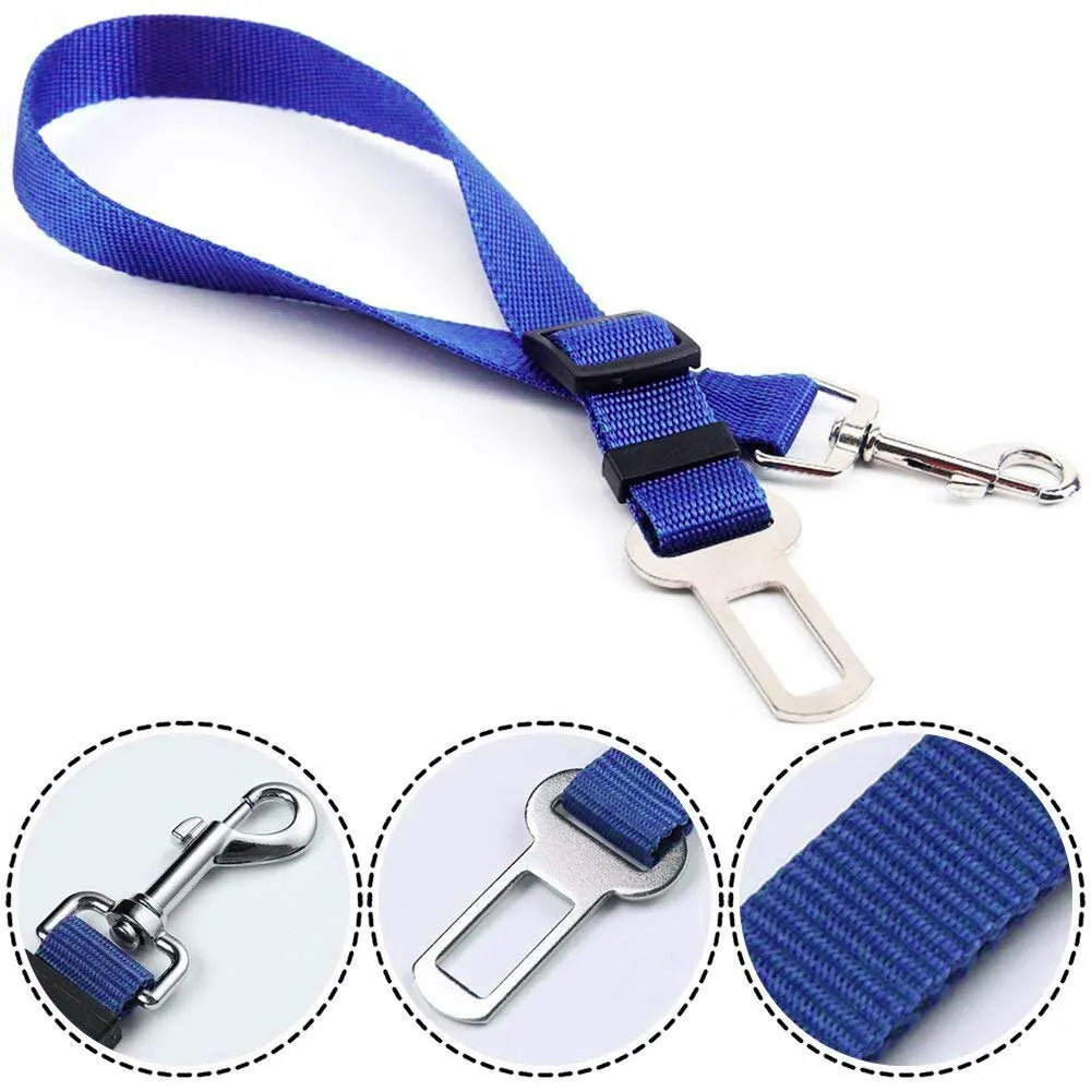 Dog Cat Car Seat Belt Adjustable Harness